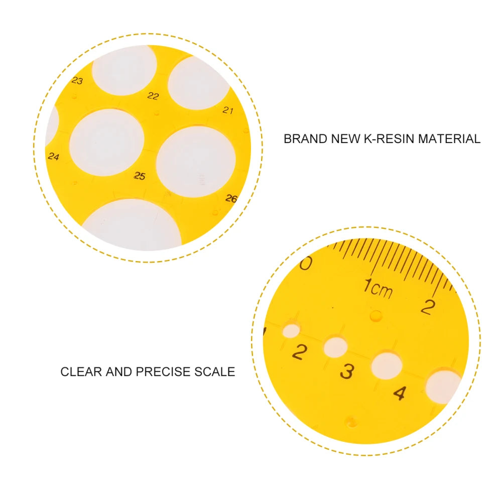 Circle Template Drawing Ruler