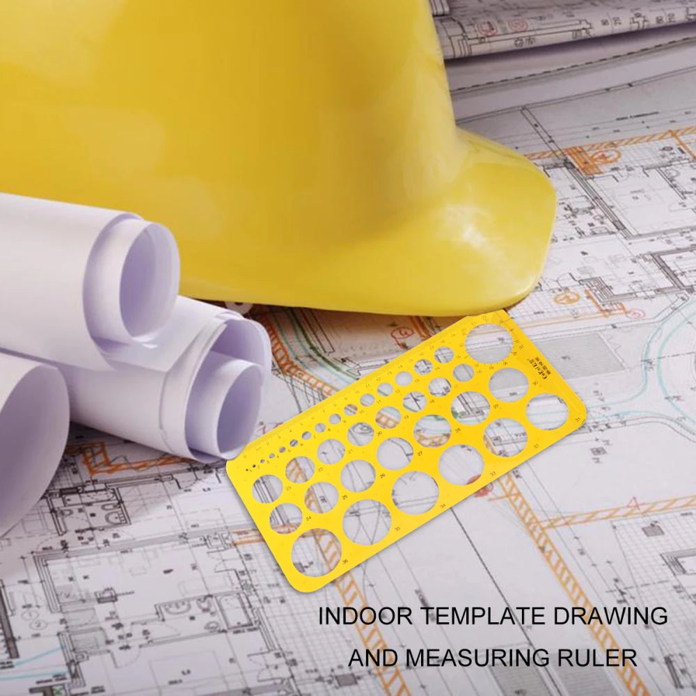 Circle Template Drawing Ruler