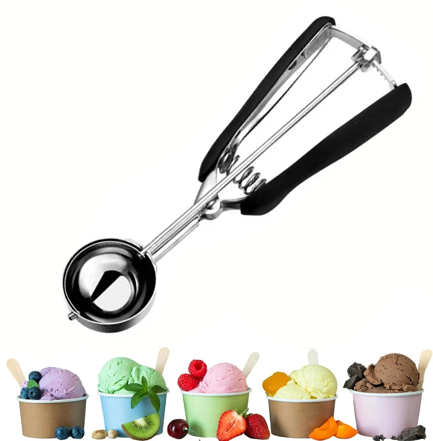 Stainless Steel Cookie Dough Scoop