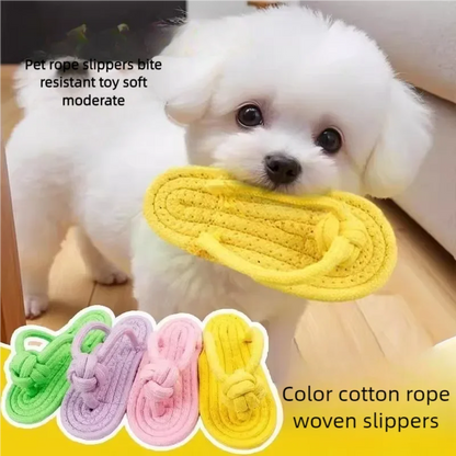 Cotton Rope Slipper Dog Chew Toy