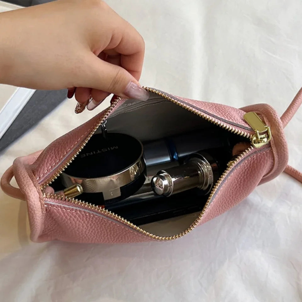 Genuine Cow Leather Crossbody Bag