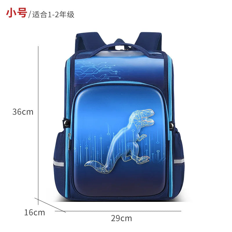 Girls Cartoon Heart School Backpack