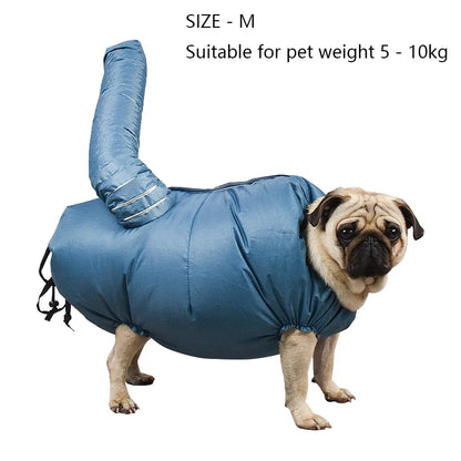 Portable Folding Pet Hair Drying Bag for Dogs & Cats
