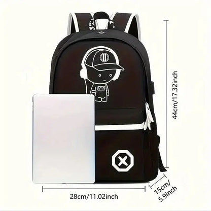 Luminous USB Laptop Backpack