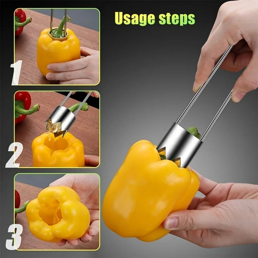 Stainless Steel Fruit & Vegetable Corer