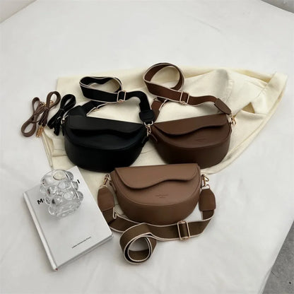 Casual Floral Embossed Leather Crossbody Shoulder Bag