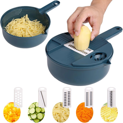 9-in-1 Multifunction Vegetable Chopper & Slicer