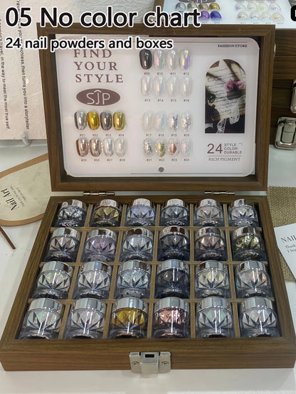Color Moonlight Magic Mirror Nail Powder Set