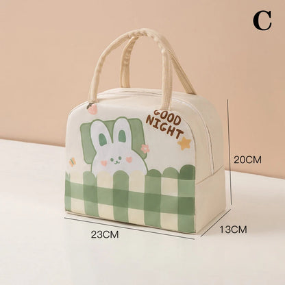 Cartoon Thermal Lunch Bag with Insulated Lining