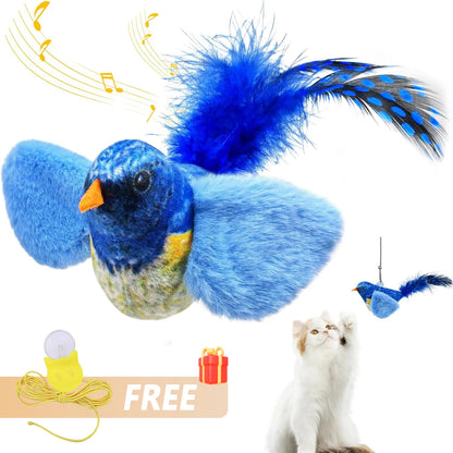 Interactive Chirping Bird Cat Toy