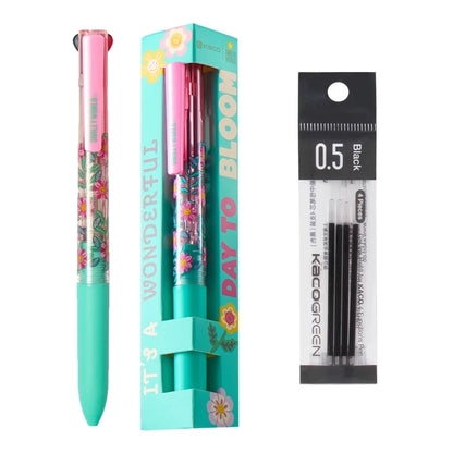 0.5mm Gel Pen & Mechanical Pencil Multi Pen for School & Office