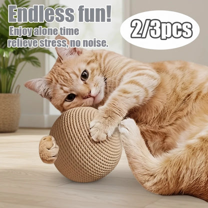 Sisal Cat Toy Ball for Indoor & Outdoor Play