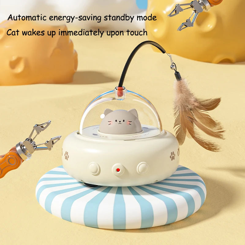 Smart Interactive UFO Cat Toy
