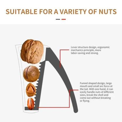 Multifunctional Nut Opener Clip