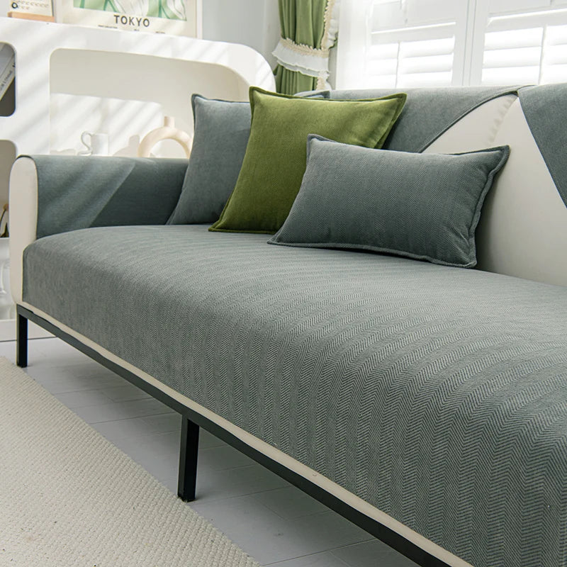 Universal Chenille Non-Slip Sofa Cover