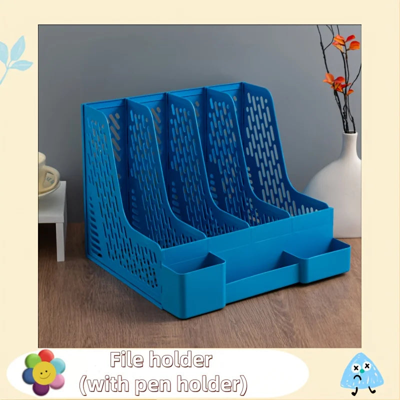 Multi-Layer A4 Desktop File Organizer