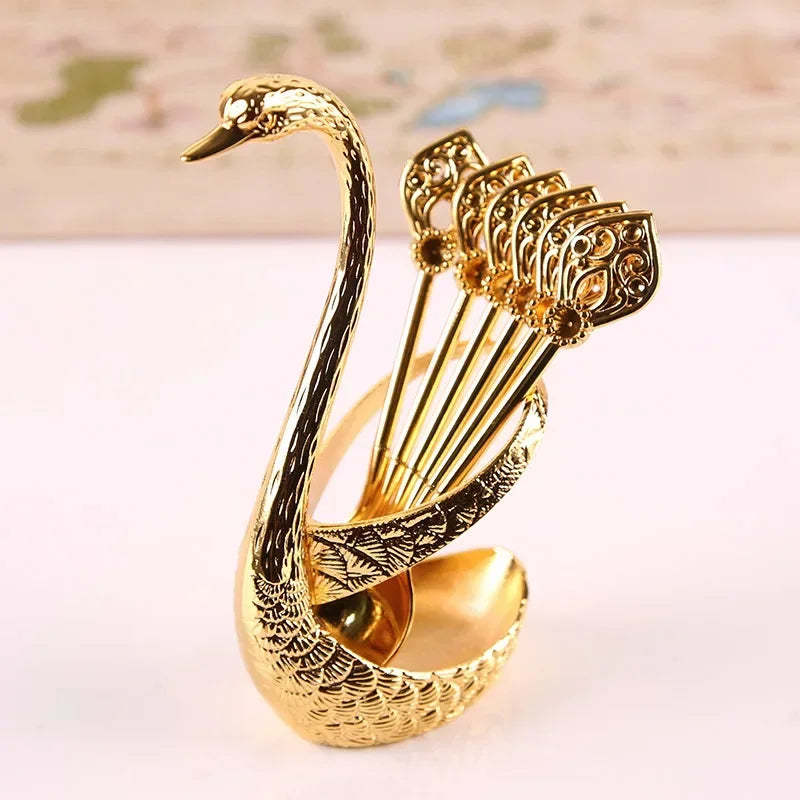 Swan Tableware Holder Set