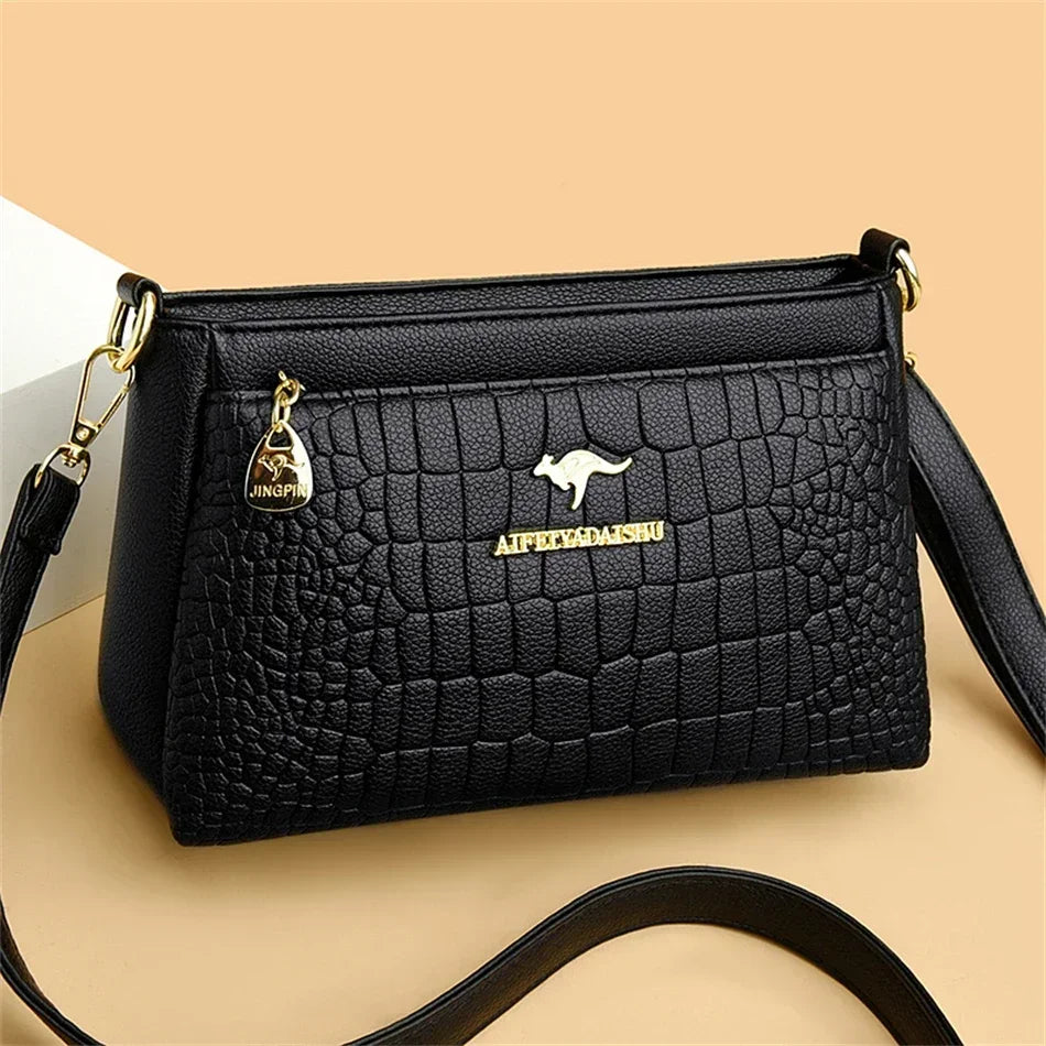Large Capacity Women’s Leather Tote Handbag