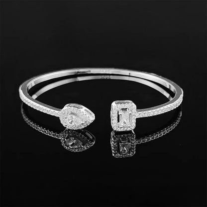 Adjustable Snake-Inspired Cuff Bracelet