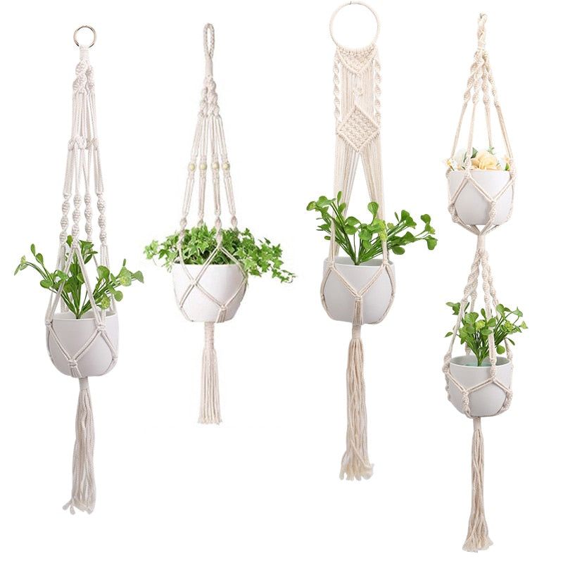 Macrame Handmade Plant Hanger Baskets