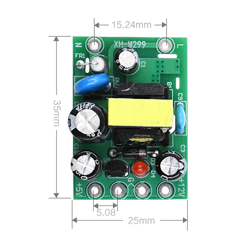 Mini AC to DC Power Supply Converter Module