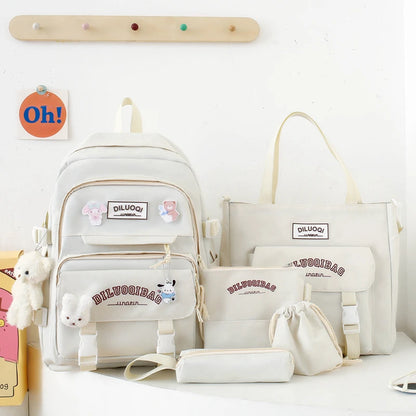 High Capacity Student Backpack Set