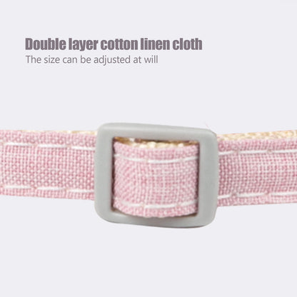 Adjustable 3D Flower Pet Collar for Cats & Small Dogs