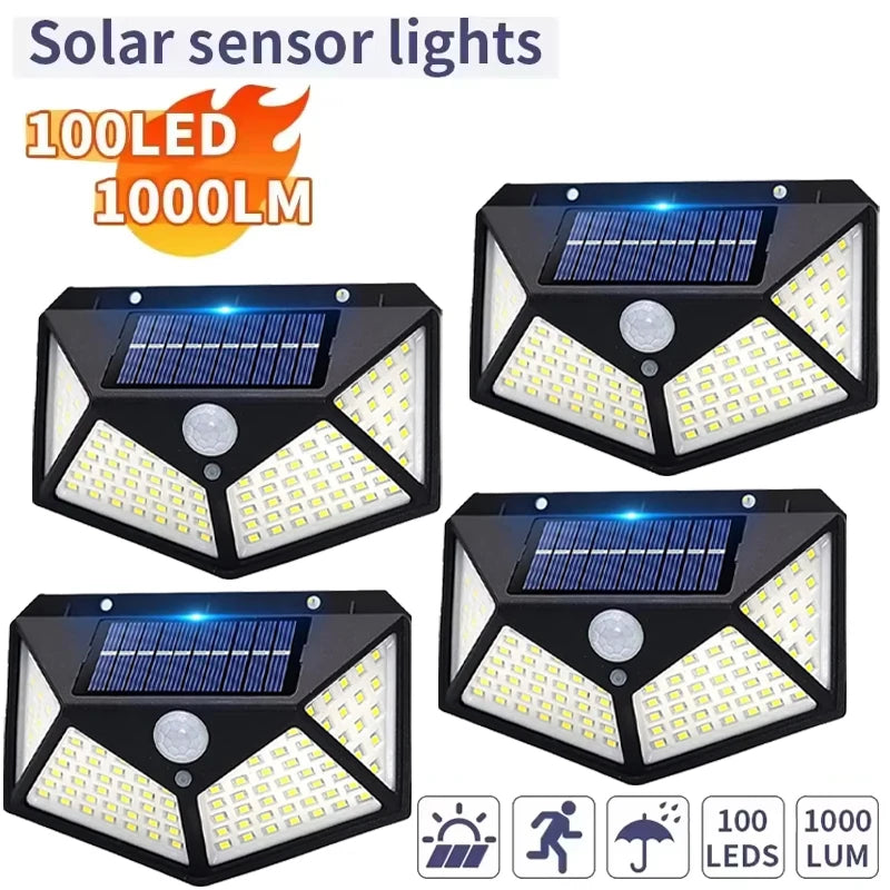 Waterproof Solar Security Light with PIR Motion Detection