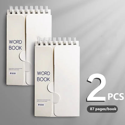 Portable Vocabulary Memory Notebook