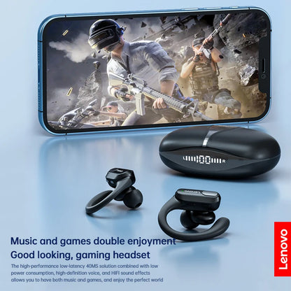 Lenovo XT80 Bluetooth 5.3 Sports Earbuds with Charging Case