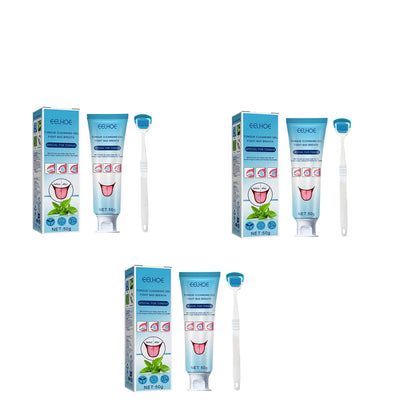 Tongue Cleaning Gel & Brush Kit