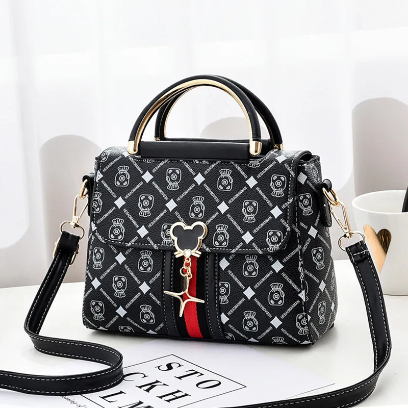Women’s Structured PU Shoulder Bag