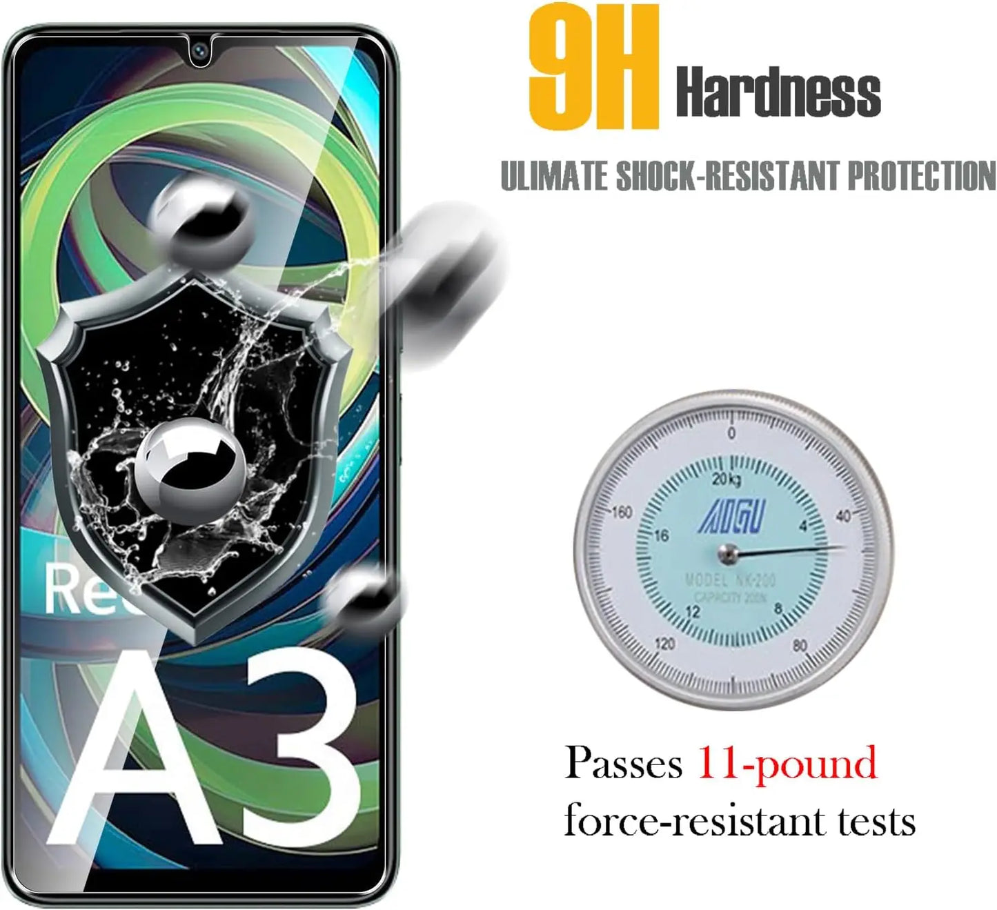 Xiaomi Redmi A3 Tempered Glass Screen Protector