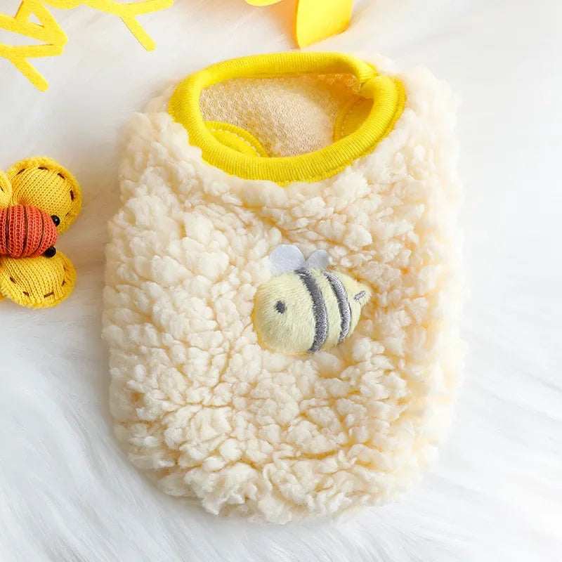Warm Fleece Pet Clothes for Puppies & Kittens