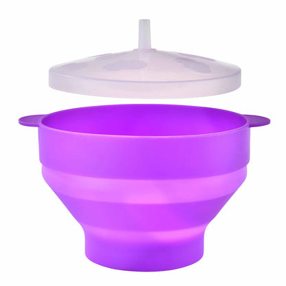Foldable Silicone Popcorn Bowl