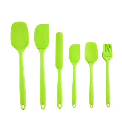Silicone Spatula, Scraper & Basting Brush Baking Set