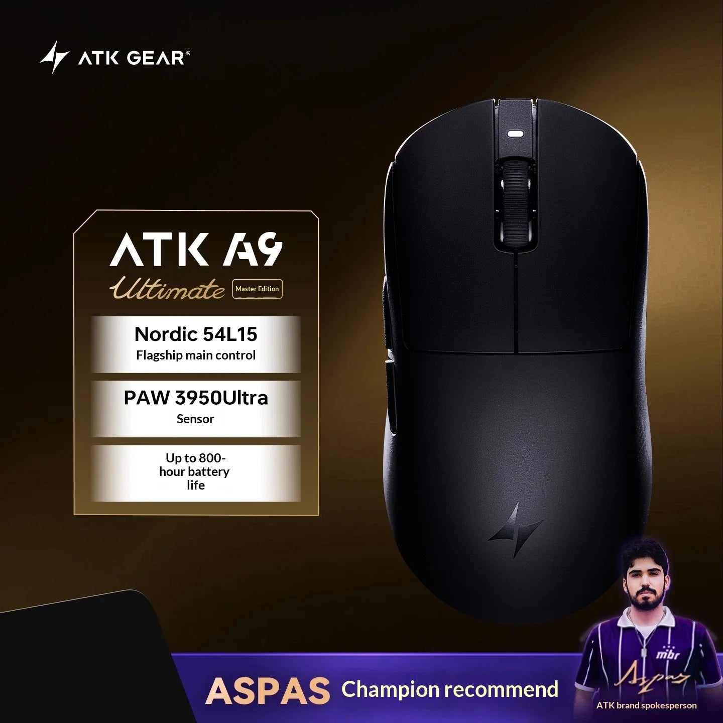 ATK DragonFly A9 Air Ultimate Gaming Mouse