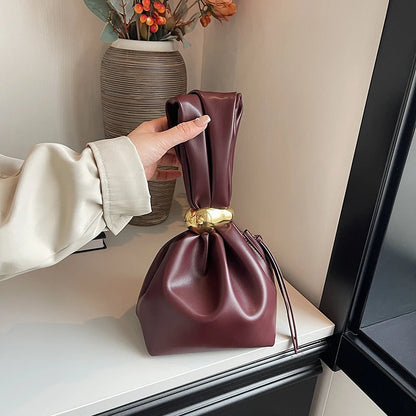 Elegant PU Leather Evening Clutch Bag