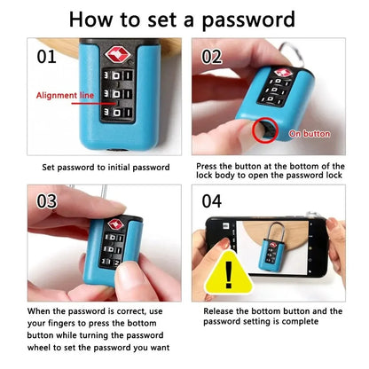 TSA Travel Combination Padlock