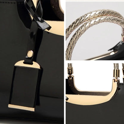 Patent Leather Evening Shoulder Bag
