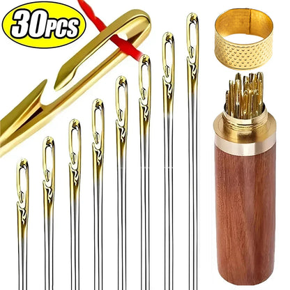 Self-Threading Sewing Needle Set