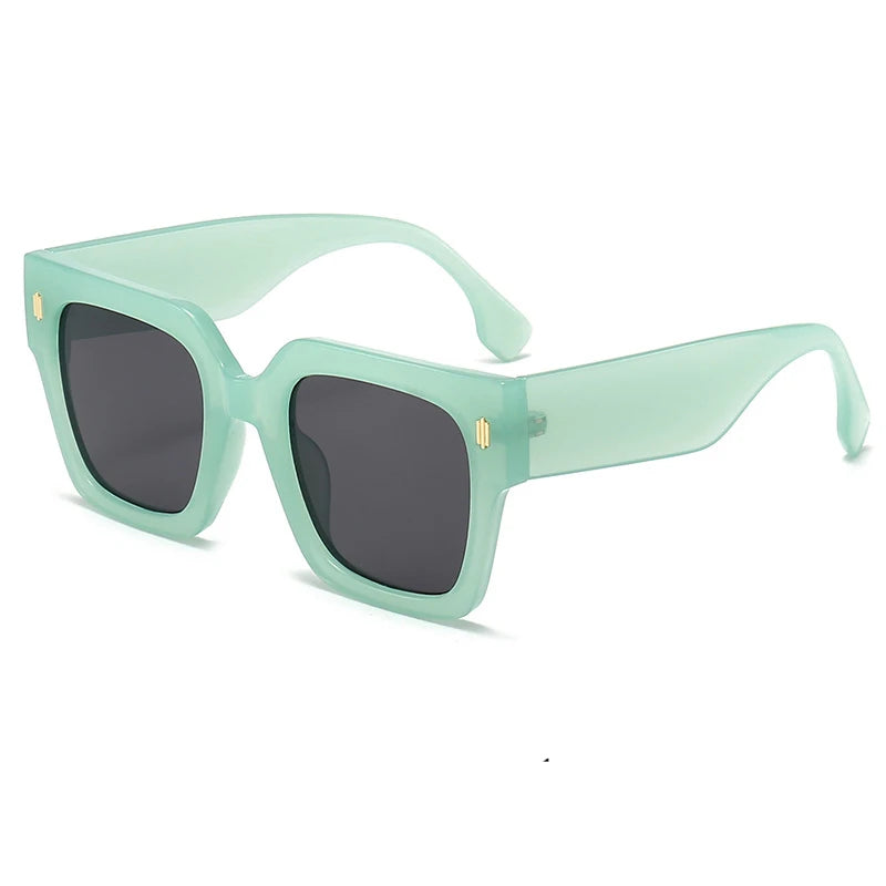 Classic Luxury Brand Designer Big Frame Square Sunglasses