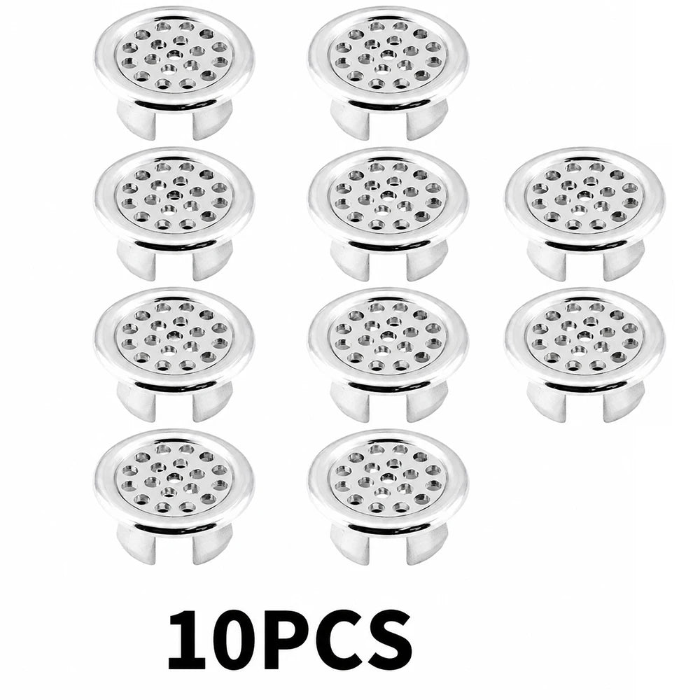 Chrome Basin Overflow Cover Insert