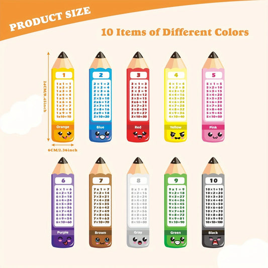 Magnetic Multiplication Pencil Learning Cards