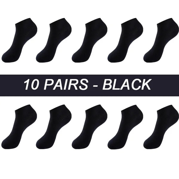 Men’s Bamboo Fiber Socks 10 Pairs