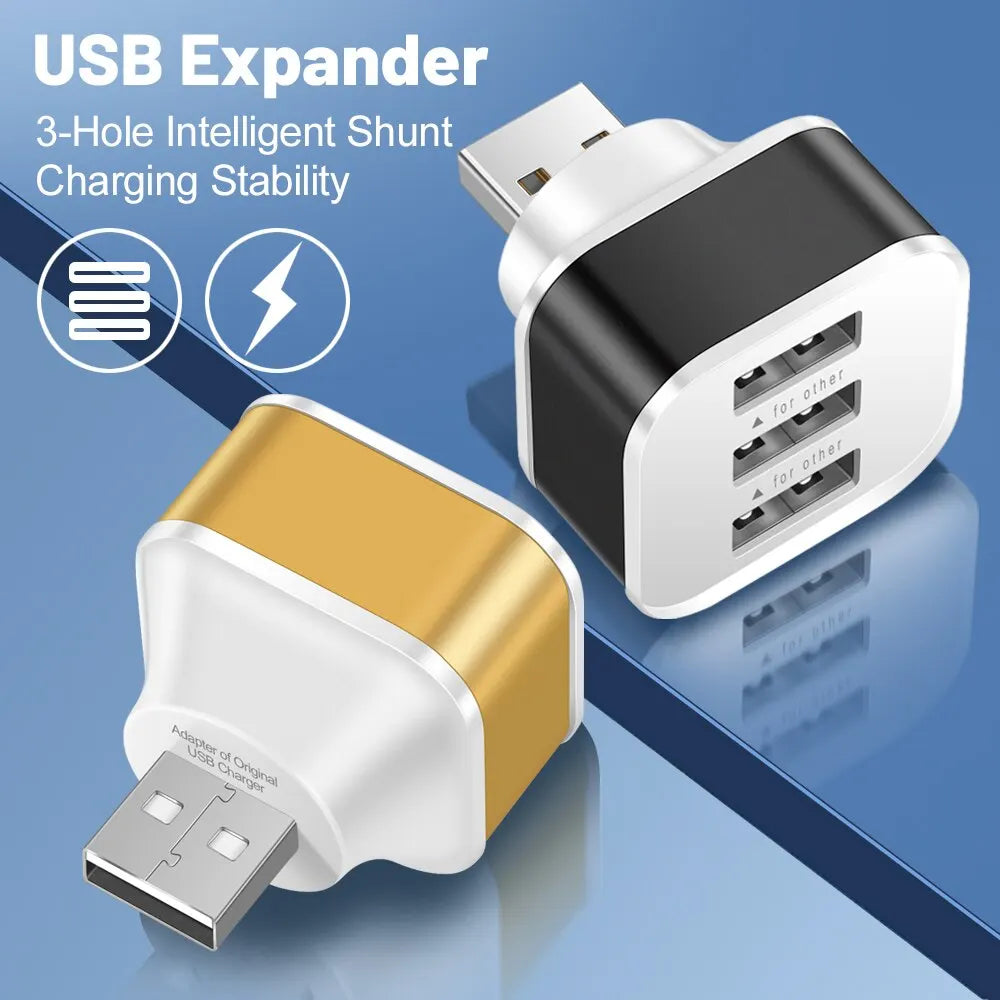 3-Port USB Charging Hub