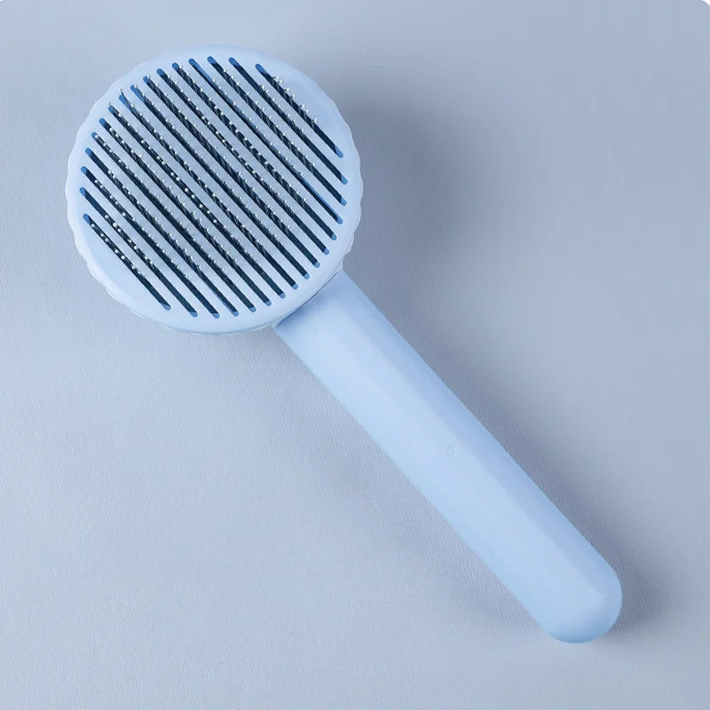 Self-Cleaning Pet Grooming Brush