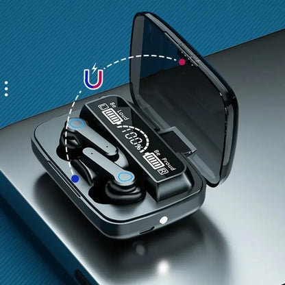 M19 True Wireless Bluetooth Earbuds with LED Charging Case
