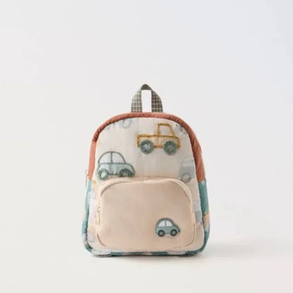 Kids Cartoon Car Backpack for Kindergarten