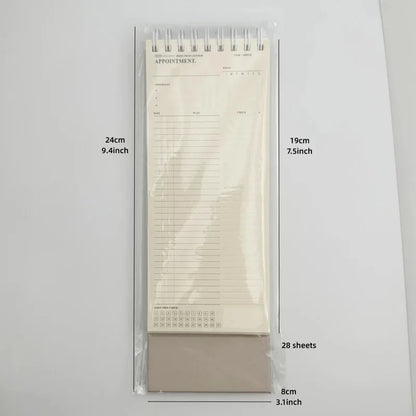 Vertical Desk Calendar Planner – Weekly Monthly Schedule Notebook